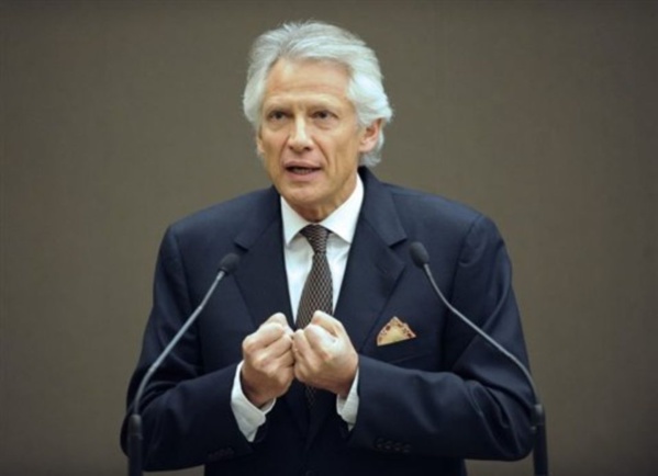Dominique de Villepin dénonce "le massacre perpétré" par Israël