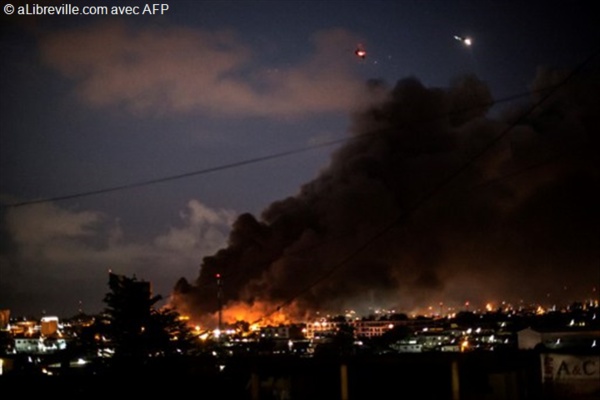 Urgent: l’Assemblée nationale Gabonaise incendiée ! Urgent: l’Assemblée nationale Gabonaise incendiée !