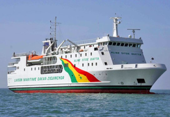 Panne des bateaux Aguène et Diambogne:  le navire Aline Sitoé Diatta passe de deux à trois allers-retours par semaine