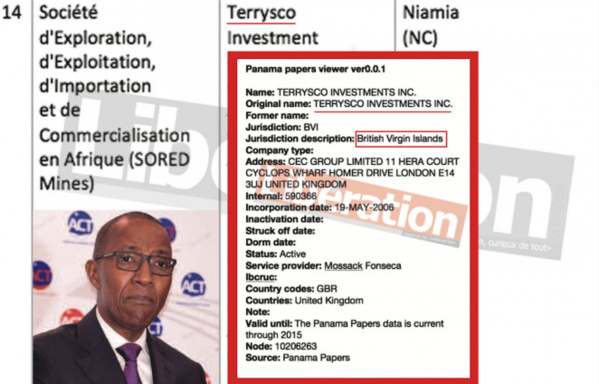 PANAMA, ÎLES VIERGES, LUXEMBOURG, BRÉSIL : Liaisons dangereuses d’Abdoul Mbaye PANAMA, ÎLES VIERGES, LUXEMBOURG, BRÉSIL : Liaisons dangereuses d’Abdoul Mbaye