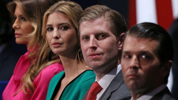 Donald Trump confie la gestion de ses affaires à ses enfants Donald Trump confie la gestion de ses affaires à ses enfants