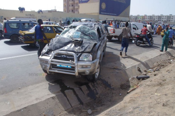 Urgent: un véhicule du convoi de la Présidence, a heurté un motocycliste entre Mbacké et Diourbel