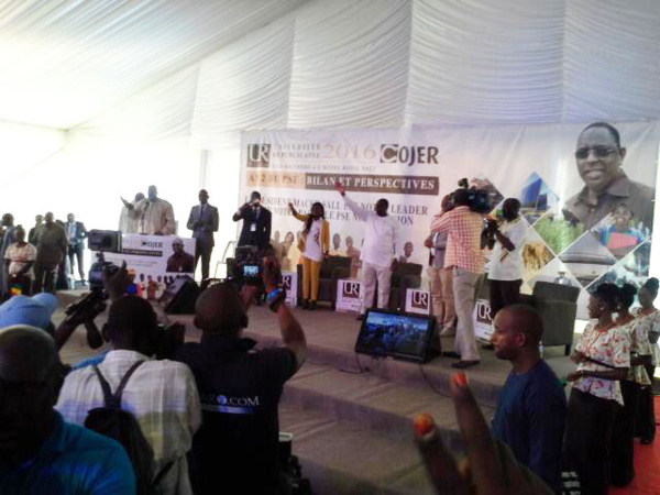 Arrivée du président Macky Sall à la 5ème édition de l'Université républicaine de la COJER Arrivée du président Macky Sall à la 5ème édition de l'Université républicaine de la COJER