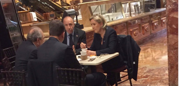 Audience: Apres Denis Sassou Nguesso, Trump, refuse de recevoir Marine Le Pen (Images)