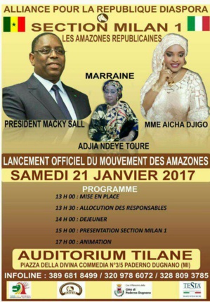 Italie: Aicha Djigo, lance l’opération de la reconquête de Milan Italie: Aicha Djigo, lance l’opération de la reconquête de Milan