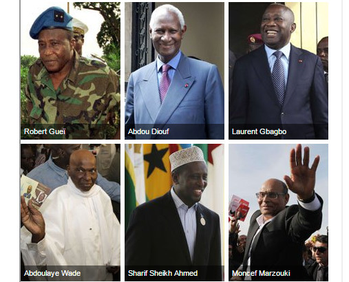 Infographie : que deviennent les présidents africains battus dans les urnes ?