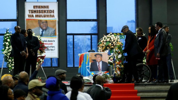 Bruxelles: dernier hommage à Etienne Tshisekedi