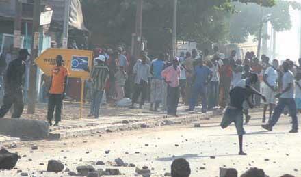 Affrontement entre Apéristes de Ziguinchor, plusieurs dégâts