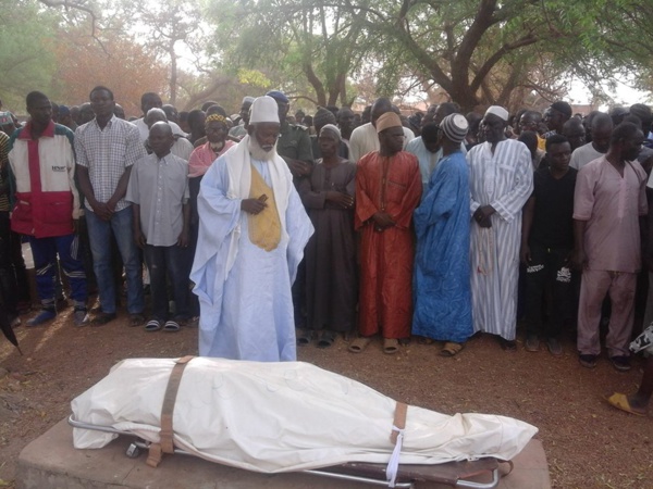 Kedougou: Yamadou Sagna tué par des douaniers, inhumé hier Kedougou: Yamadou Sagna tué par des douaniers, inhumé hier