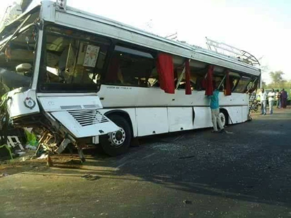 Minibus en flammes : 16 morts, 02 rescapés, dont un enfant et une vieille dame