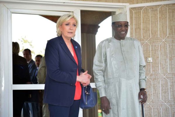 Tchad : Marine Le Pen a rencontré Idriss Déby Itno Tchad : Marine Le Pen a rencontré Idriss Déby Itno