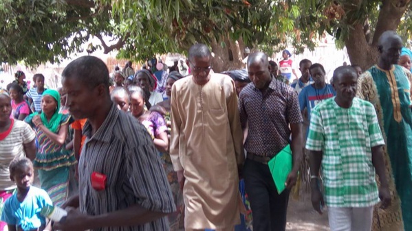 Le président de l'Udr/Dooley Yakaar, Mansour Ndiaye dans le Pakao 