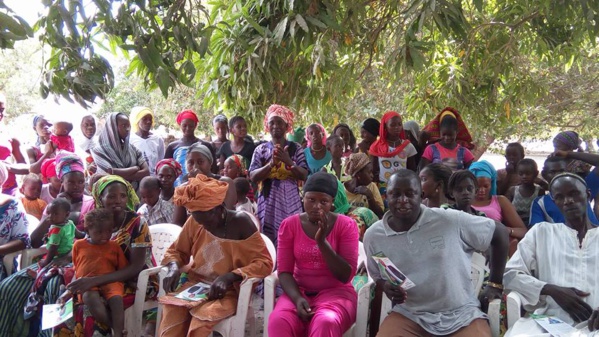 Le président de l'Udr/Dooley Yakaar, Mansour Ndiaye dans le Pakao 