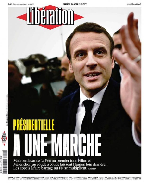 Premier tour de la présidentielle : les "unes" de presse Premier tour de la présidentielle : les "unes" de presse
