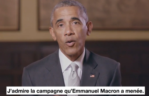 Présidentielle: Barack Obama soutient Emmanuel Macron sur Twitter Présidentielle: Barack Obama soutient Emmanuel Macron sur Twitter