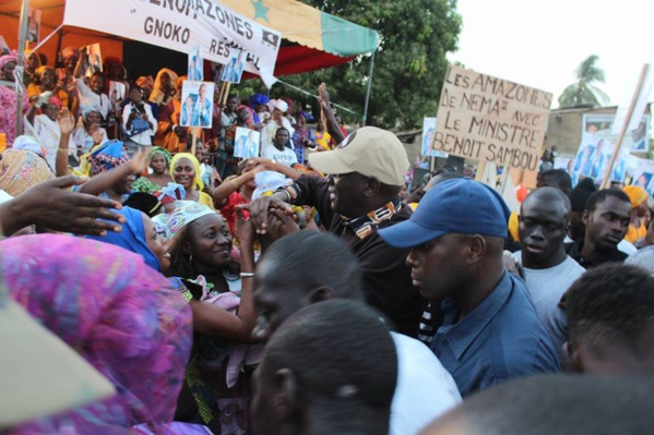 Photos: Benoit Sambou fait le plein dans son fief de Ziguinchor