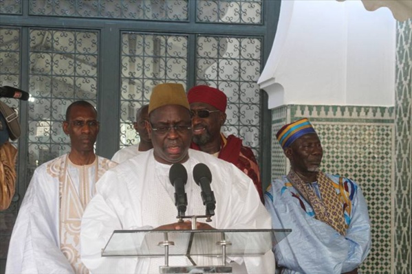 Message du Président  Macky SALL à l’occasion du mois béni de Ramadan