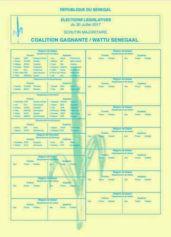 Le Pds et ses alliés lancent une vaste campagne de sensibilisation sur leur liste Le Pds et ses alliés lancent une vaste campagne de sensibilisation sur leur liste