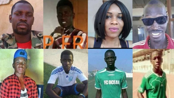 Drame de Demba Diop : La liste des 8 morts Drame de Demba Diop : La liste des 8 morts