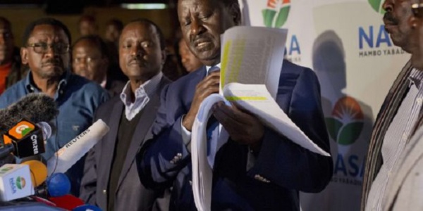 Présidentielle au Kenya : Raila Odinga accuse des hackers d’avoir trafiqué les résultats Présidentielle au Kenya : Raila Odinga accuse des hackers d’avoir trafiqué les résultats