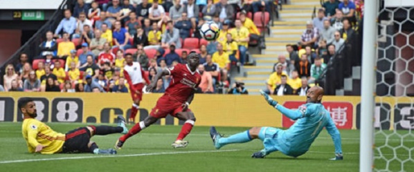 But de Sadio Mané : Liverpool débute par un nul contre Watford But de Sadio Mané : Liverpool débute par un nul contre Watford