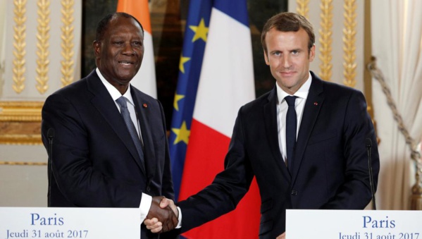 Emmanuel Macron et Alassane Ouattara plaident la cause du franc CFA Emmanuel Macron et Alassane Ouattara plaident la cause du franc CFA