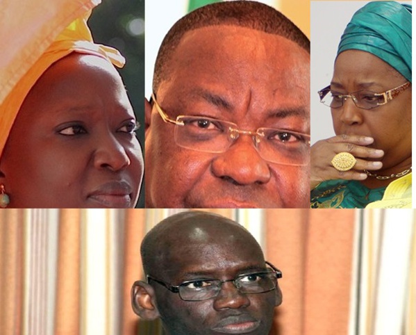 Bye bye: Mankeur Ndiaye, Eva Marie Coll Seck,  Viviane Bampassy, Khadim Diop... 