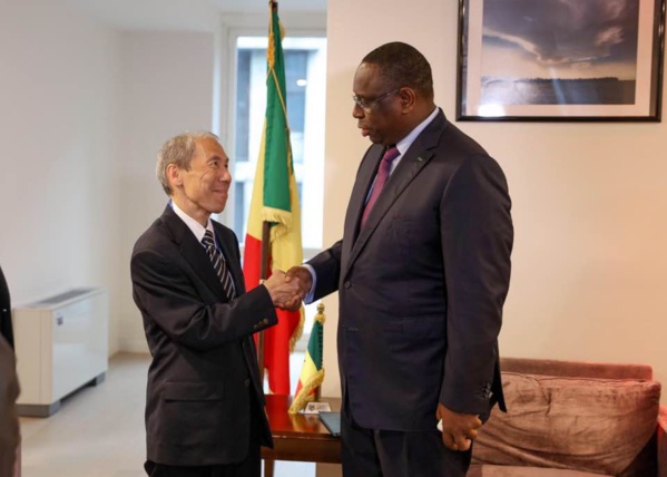 Macky Sall recevant Donald Yamamoto, sous-secrétaire d’Etat de Trump aux Affaires africaines Macky Sall recevant Donald Yamamoto, sous-secrétaire d’Etat de Trump aux Affaires africaines