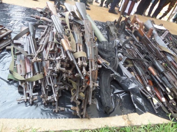 Insécurité: l'armée ivoirienne a découvert une importante cache d`armes à Abidjan