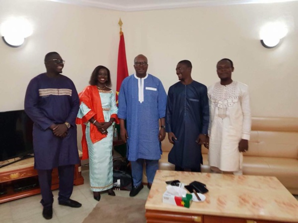 Convention nationale des jeunes du MPP: Thèrese Faye Diouf reçue par le président du Burkina Convention nationale des jeunes du MPP: Thèrese Faye Diouf reçue par le président du Burkina