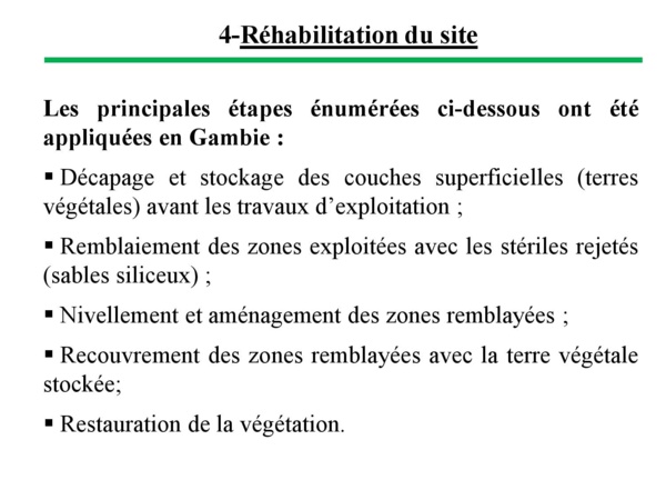 "L’exploitation du zircon à Niafrang, n’aura aucun impact sur les rizières de la localité" (Documents) "L’exploitation du zircon à Niafrang, n’aura aucun impact sur les rizières de la localité" (Documents)