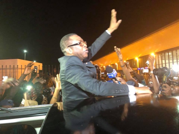 Retour triomphal de Youssou Ndour à Dakar Retour triomphal de Youssou Ndour à Dakar