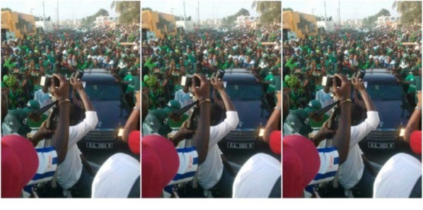 Gambie: les images du meeting des partisans de Yaya Jammeh