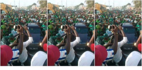 Gambie: les images du meeting des partisans de Yaya Jammeh
