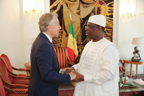 Macky Sall reçoit l’ancien Premier ministre Tony Blair