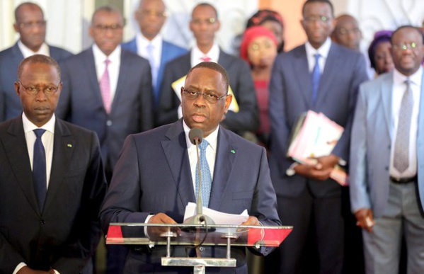 Macky Sall constate l'échec du dialogue : « On ne peut pas être d’accord sur tout » Macky Sall constate l'échec du dialogue : « On ne peut pas être d’accord sur tout »