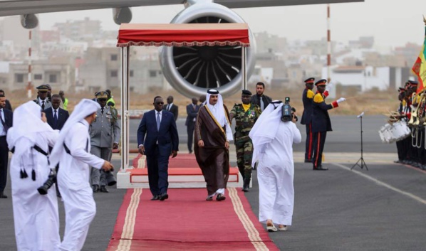 Les images de l'arrivée discrète au Sénégal de l’émir du Qatar Les images de l'arrivée discrète au Sénégal de l’émir du Qatar