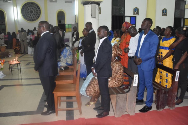Abdoulaye Baldé à la Cathédrale Saint Antoine de Padoue de Ziguinchor Abdoulaye Baldé à la Cathédrale Saint Antoine de Padoue de Ziguinchor