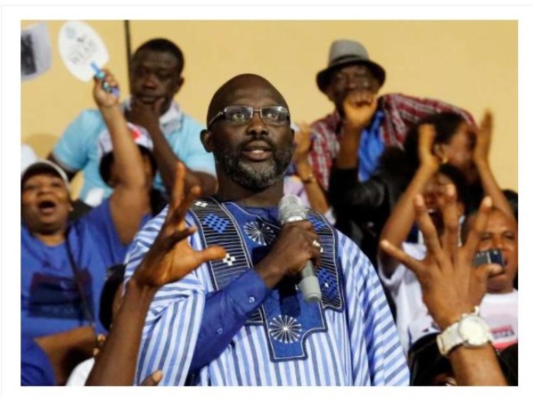 URGENT: Georges Weah est élu Président du Liberia ! URGENT: Georges Weah est élu Président du Liberia !