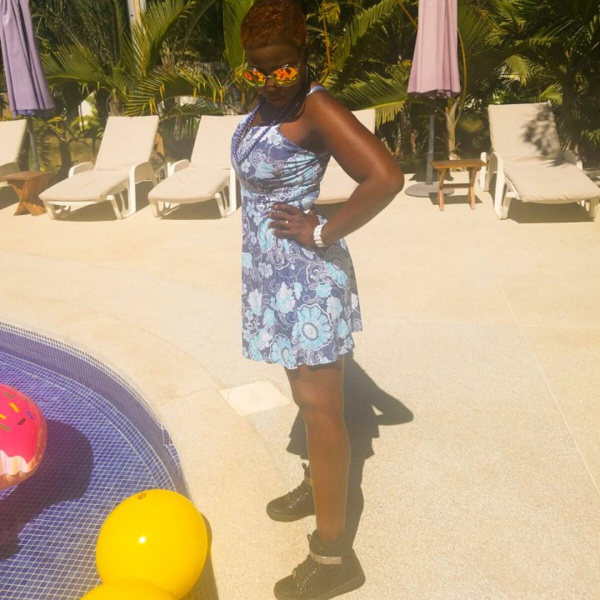 Théodoria Sagna, cette belle et sexy sénégalaise qui fait ses pas dans Nollywood… Attention aux yeux….