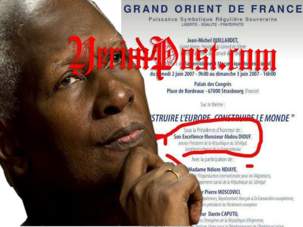 Exclusif! Ce document prouve-t-il qu’Abdou Diouf est franc-maçon ?