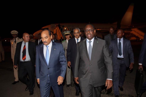 Arrivée du président Macky Sall à Nouakchott