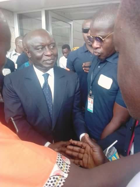 Arrivée triomphale de Idrissa Seck à Abidjan 
