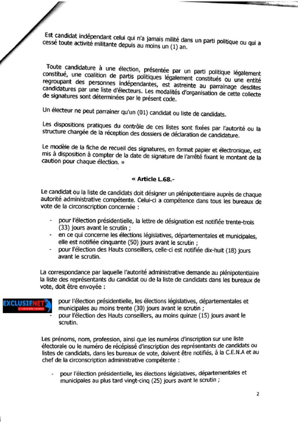 L'intégralité du projet de loi instaurant le parrainage L'intégralité du projet de loi instaurant le parrainage