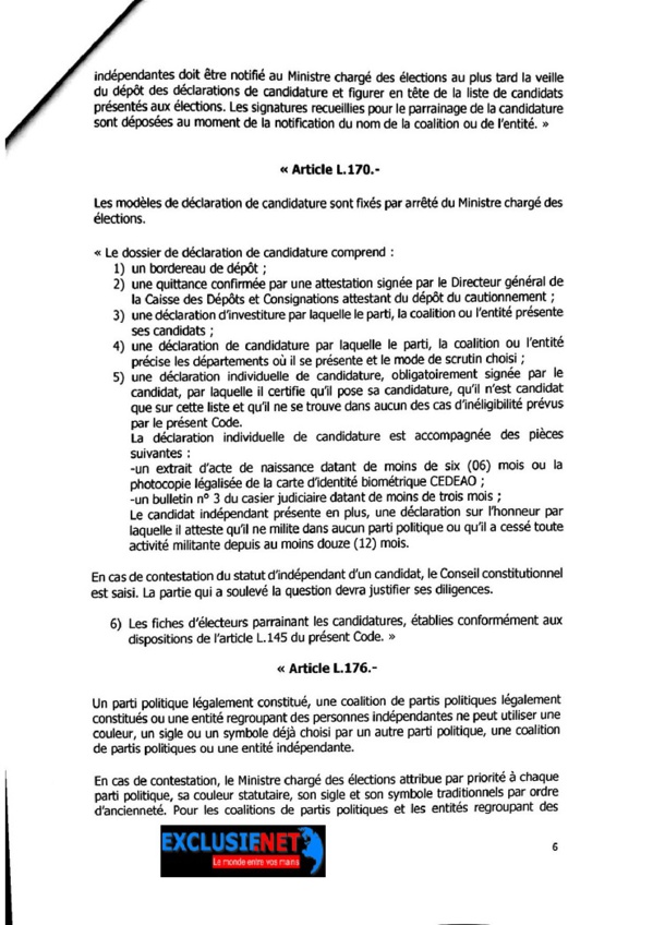 L'intégralité du projet de loi instaurant le parrainage L'intégralité du projet de loi instaurant le parrainage