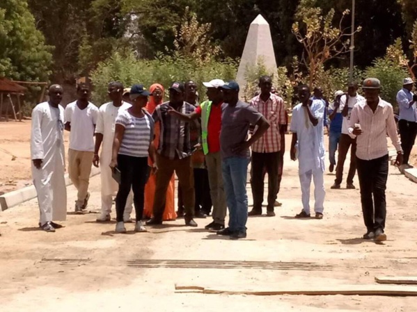 Mamadou Lamine Keita visite les chantiers de sa mairie