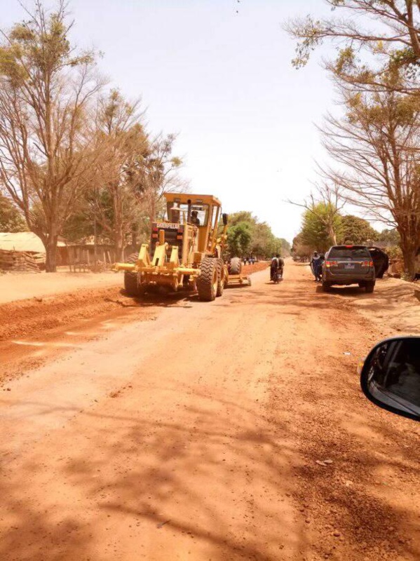 Mamadou Lamine Keita visite les chantiers de sa mairie