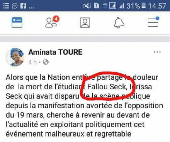 L'ancien premier ministre ne connait pas l'étudiant tué par balle