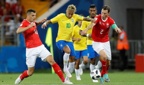Le Brésil accroché par la Suisse