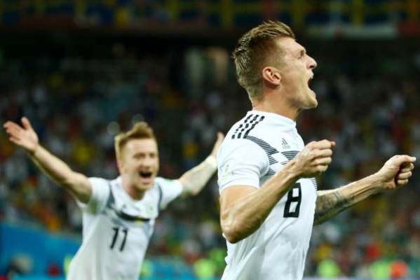 Toni Kroos sauve l'Allemagne dans les dernières secondes